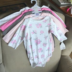 Baby Girl 9-12 month onesie’s